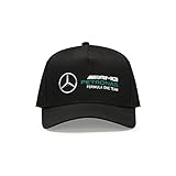 MERCEDES AMG PETRONAS Formula One Team - Offizielle Formel 1 Merchandise Kollektion - Kinder-Rennfahrer-Mütze - Schwarz - Kinder - Einheitsgröß