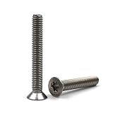 Senkkopfschraube mit Innensechsrund/Torx (ISR/TX) nach Norm ISO 14581 / DIN 965, rostfreier Edelstahl, A2, V2A, Senkschraube (10 Stück, M8 x 30 mm)