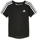 adidas GN1496 B 3S T T-Shirt Boys Black/White 4-5Y