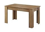 Furniture24 Tisch ausziehbar Esstisch Sky (Riviera Eiche)