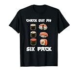 Japanese Gym Sushi Lover Anime Figur Noodles Ramen T-S