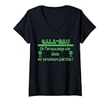 Damen Gala Bau Landschaftsgärtner,Galabau,Gärtnerin,Outfit, T-Shirt mit V