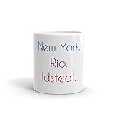 Idstein Becher | Tasse mit lustigem Spruch: New York. Rio. I