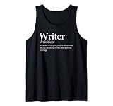 Schriftsteller-Definition: jemanden, der Autor Writer bekommt. Tank Top