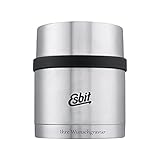 Esbit Sculptor Thermobehälter für Essen, mit personalisierter Gravur, Edelstahl, BPA-Frei, Schwarz, Silber &mehr, 500ml, 750ml & 1000ml, Speisegefäß für warme und kalte Speisen, für Suppen und S