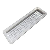 PJKKawesome Plastikbeton Pflasterformen DIY Schatten Wand Antike Blaue Boden Fliesenform 3D Carving Anti-Slip B