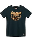 Herren T-Shirt VW Bulli »ORIGINAL Ride« Pine Green Old Orange Gr.XL