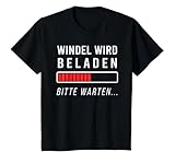 Kinder windel wird beladen bitte warten T-S