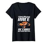 Damen RC Racing Auto Radio Fernbedienung RC Control Spielzeug Modell Autos T-Shirt mit V