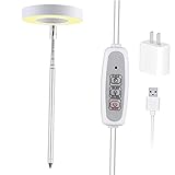 P Prettyia LED Grow Light Growing Lampe Vollspektrum für Indoor Gemüsepflanzen Hydroponik