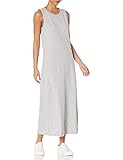 Daily Ritual Lived-In Cotton Sleeveless Maxi Dress Kleid, Hellgrau Meliert, S