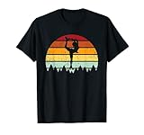 Skaters Vintage Skate Sunset Ice Skating Retro Eiskunstlaufer T-S