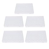 Baoblaze 5 pcs Schmuckkasten, Aufbewahrungsbox, 56 Fächer Sortierbox, Schmuckschatulle für Schmuck Veranstalter Hartplastik