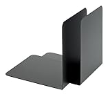 Alco-Albert 4302-11 Buchstützen aus Metall, 130 x 140 x 140 mm, 3 Paar, schw