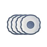 Geschirr Durable Porzellan-Dinner-Platten japanischer Stil 8 Zoll kreative Unterglasur-Keramik-Servierplatten für Steak-Pasta-Fisch-und Vorspeisenplatten (Satz von 4) (Size : 4pack)