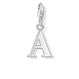 Thomas Sabo Damen Charm-Anhänger A Buchstabe Charm Club 925 Sterling Silber 0175-001-12