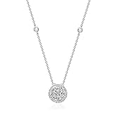 Gin & Grace 14K Gold Natural White Diamond (SI) Kette für F