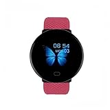 Smart Uhr 1.3inch Touchscreen wasserdicht Fitness Sport Armband Armband rot, Tragbare Geräte Smart Armb