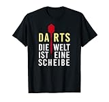 Darts die Welt ist eine Scheibe Pfeil T-S