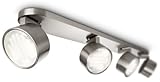 Philips Ecomoods ES-Balkenspot Streamers 4-flammig 8 W, stahl gebürstet 579441716