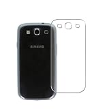 Vaxson 2 Stück Rückseite Schutzfolie, kompatibel mit Samsung I9301I Galaxy S3 Neo, Backcover Skin TPU Folie [nicht Panzerglas/nicht Front Displayschutzfolie]