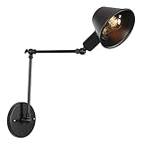 WULOVEMI Retro Wandleuchte,Outdoor Antike europäische Wandlampe Industrie Schmiedeeisen Schlafzimmer W