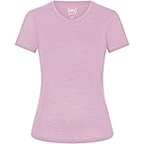 super.natural Damen Base 140 T-Shirt, Dawn pink Melang