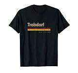 I Love Troisdorf Shirt Retro Deutsche Stadt Troisdorf T-S