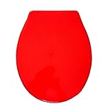 WODMB Toilettendeckel-Abdeckung Standard geschlossene Farbe Toilettendeckel-Set Fashion Badezimmer Kunststoff-Toilettendeck