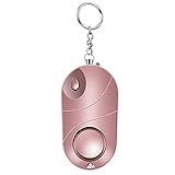WWWL Selbstverteidigung Schlüsselanhänger Persönlicher Alarm Safe Sound Not-Verteidigungssicherheitsalarm Keychain LED-Taschenlampe für Frauen Mädchen Kinder Selbst (Color : 01)