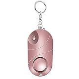 WWWL Selbstverteidigung Schlüsselanhänger Persönlicher Alarm Safe Sound Not-Verteidigungssicherheitsalarm Keychain LED-Taschenlampe für Frauen Mädchen Kinder Selbst (Color : 01)