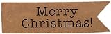 JJHZTT 100 stücke Frohe Weihnachten Papier Geschenk Tags Label Hängende Karten DIY. Home Party Dekorationen rot (braun) (Color : Brown, Size : -)