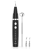 Zahnreinigung Set, Heartyfly Zahnreinigungsset für Pflege von Zahn zuhause, 2 austauschbare Reinigungsköpfe und 5 Modus nämlich 5 Intensität geeignet für Anfanger, USB-Wiederaufladbar USB Kabel dab
