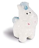 NICI 43257 Kuscheltier Einhorn-Baby Theolino, 26 cm, weiß/b