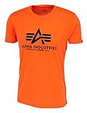 Alpha Industries Basic Neon T-Shirt Orange S