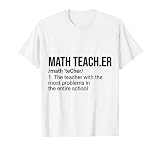 Mathematik-Lehrer, Definition, lustige Mathematik-Lehr-Grafik T-S
