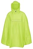 VAUDE Unisex Valdipino Poncho Regenmantel, Lemon, M, 02285