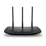 TP-Link TL-WR940N N450 WLAN Router (für Anschluss an Kabel-/ DSL-/ Glasfaser-Modem, 450 Mbit/s (2,4 GHz), WPS, Print/ Media/ FTP Server) schw