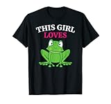 This Girl Loves Frogs Amphibien-Terrarium Exotisches Tier T-S