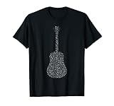 Musiknoten: Gitarristen-Musiknoten: tolle Gitarre Musik Geschenkidee T-S