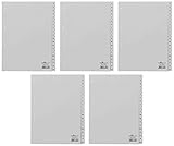 DURABLE Hunke & Jochheim Register, PP, A - Z, grau, A4 volldeckend, 215/230 x 297 mm, 20 Blatt (5)
