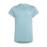 adidas Mädchen G A.r. 3s Tee T-Shirt, Tonmen/Weiß, 9 Añ