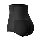 GFGHH Pushup Höschen Padded Seamless Bauchsteuerung Unterwäsche, Frauen Gepolsterte Nahtlose Butt Lifter Hip Enhancer Hüftpolster Shapewear Panty Hohe Taille Funktion Slip Mit Polster Fig