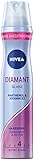 NIVEA Diamant Glanz Haarspray Extra Stark (250 ml), pflegendes Styling Spray mit Panthenol & Vitamin B3, Haarspray für glamouröse Stylings mit 24h H