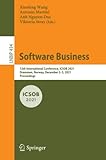 Software Business: 12th International Conference, ICSOB 2021, Drammen, Norway, December 2–3, 2021, Proceedings (Lecture Notes in Business Information Processing, Band 434)