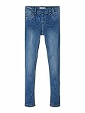 NAME IT Mädchen Nkfpolly Dnmtora 2311 Legging Noos Jeans, Medium Blue Denim, 158 EU