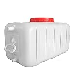 Tragbarer Wasserbehälter mit Wasserhahn mit Zapfhahn 80L Wasservorratsbehälter Krug Wasserträger ​Camping Notfall Wasserbehälter für zu Hause Camping Picknick Grill Selbstfahrertour(Size:25L)