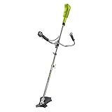 Ryobi Sense 18V, Schnittbreite 30 cm, mit Bikehandle-Griff, mit Tragegurt, ohne Akku und Ladegerät – OBC1820B, Grü