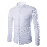 Buby Herren Einfarbig Lässig Einfach Langarm Button Down Revers Golfhemd Strickjacke Pullover Männer Leicht Slim Fit Formal Business Hochzeit Dinner Party Sweatshirt T-Shirt Jacke Top