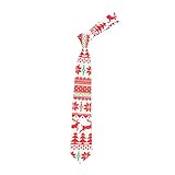 Herren Weihnachts Krawatten Party Abend Festival Krawatten Weihnachten Krawatte Weihnachten Krawatte Jacquard - Weihnachtsmann, Rentier, Tannenbaum und Schneemann Krawatten - Heiligabend Kraw